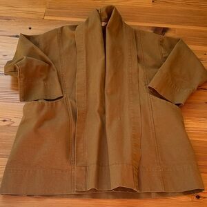 Elizabeth Suzann Tan Textured Jacket